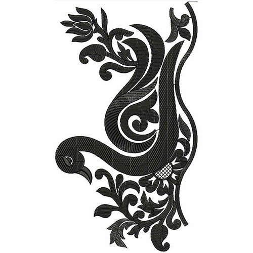 Swan Embroidery Designs For Salwar Kameez 22602