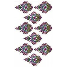 Daisy Border Embroidery Design 22626