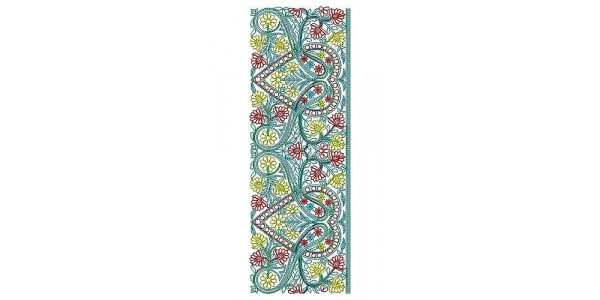 Chain Stitch Big Border Embroidery Design 22751