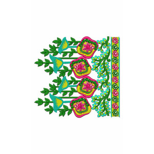 Flower Border Design 22904
