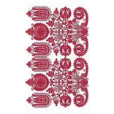 Russian Dress Border Design 23019