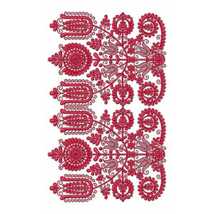 Russian Dress Border Design 23019