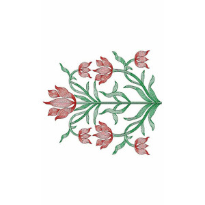 Daisy Ladybug Border Embroidery Design 23082