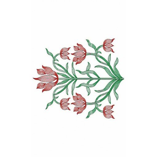 Daisy Ladybug Border Embroidery Design 23082