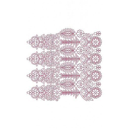 Beautiful Big Border Embroidery Design 23087
