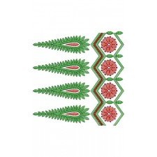 Brazilian Dimensional Big Border Embroidery Design 23101