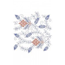 Beautiful Border Line Embroidery Design 23102