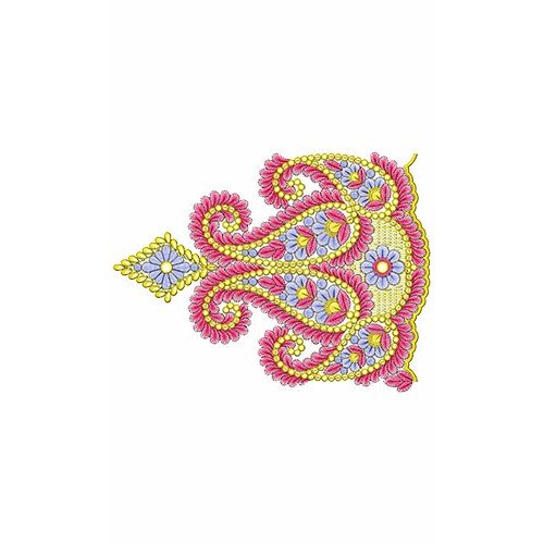 Indian Saree Border Embroidery Design 23164