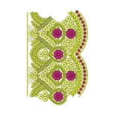 Fancy Border Embroidery Design 23169