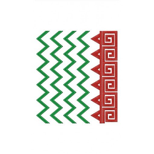 Colombia Border Embroidery Design 23225