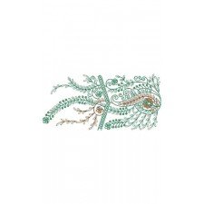 Daisies Border Machine Embroidery Design 23244