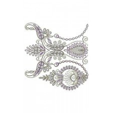 Chain Stitch Big Border Embroidery Design 23249