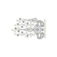 Chain Stitch Border Embroidery Design 23275