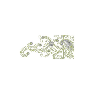 Latest Chain Stitch Border Design 23299