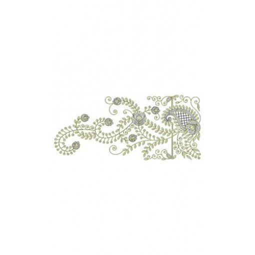 Latest Chain Stitch Border Design 23299