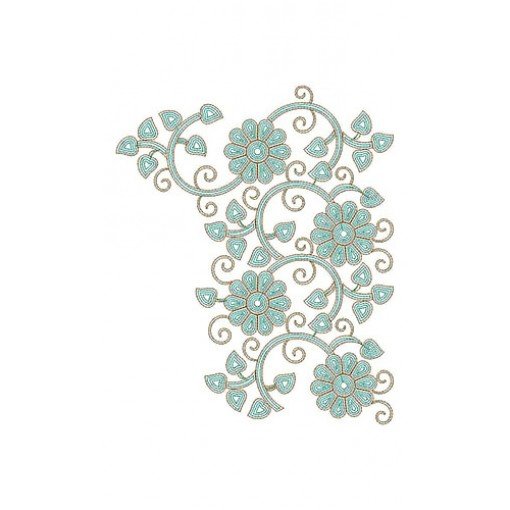 Chain Stitch Machine Embroidery Designs 23300