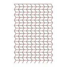 Rhombus Shape Big Border In Embroidery Design 23660