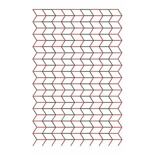Rhombus Shape Big Border In Embroidery Design 23660