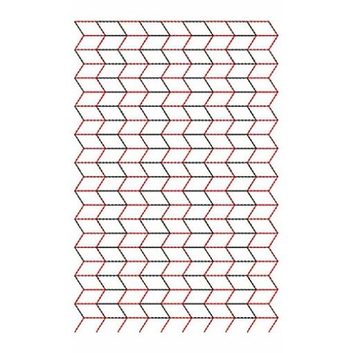 Rhombus Shape Big Border In Embroidery Design 23660