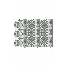 Alluring Cross Stitch Big Border Design 23763
