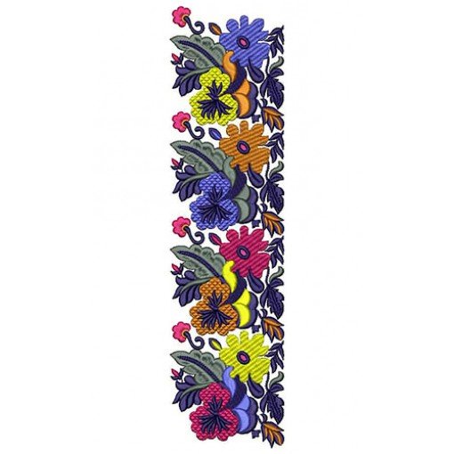 Ukraine Border Embroidery Design 23796