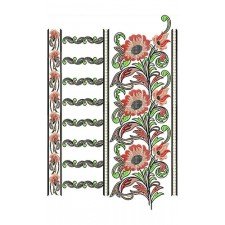 Substantial Big Border Embroidery Design 23874