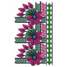 Appreciable Big Border Design In Embroidery 23890