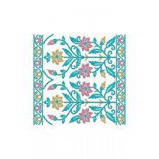 Wall Sticker Type Border Embroidery Design 24015