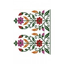 Royal Class Big Border Embroidery Curtain Design 24016