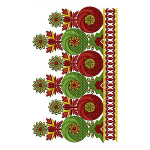 Remarkable Big Border Design In Embroidery 24065