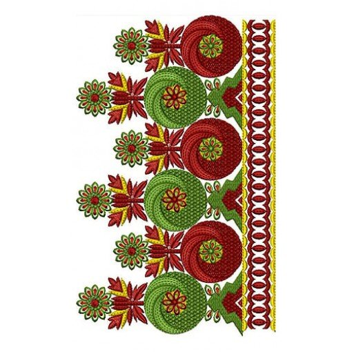 Remarkable Big Border Design In Embroidery 24065