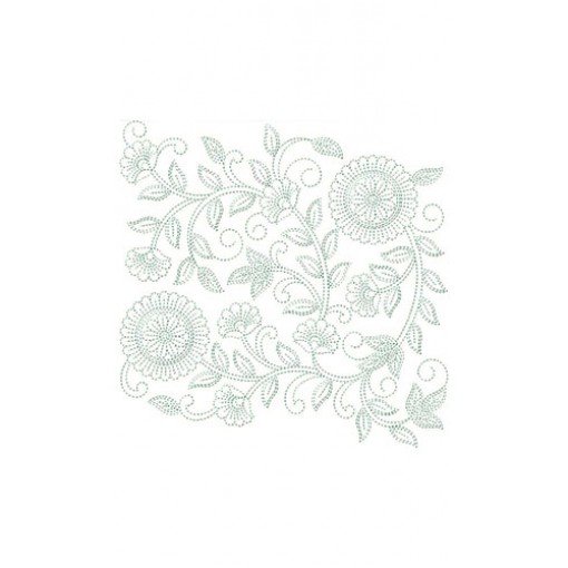 Peachy Big Border Embroidery Design 24104