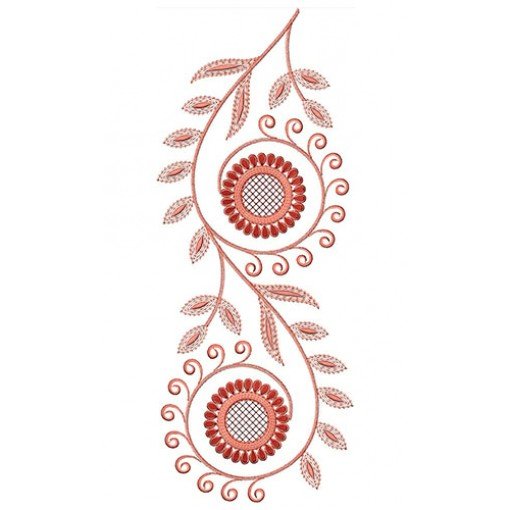 Exquisite Big Border Embroidery Design 24121
