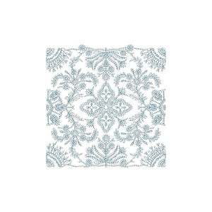 Perplexing Chain Stitch Big Border Design 24164