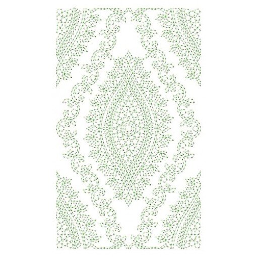 Charming Chain Stitch Big Border Embroidery Design 24166