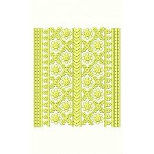 Wondrous Big Border Embroidery Design 24175