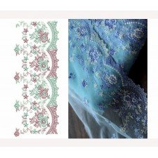Spiffing Big Border Design In Embroidery 24232 Spiffing Big Border Design In Embroidery 24232