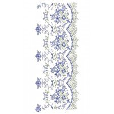 Adorn Big Border Design In Embroidery 24246