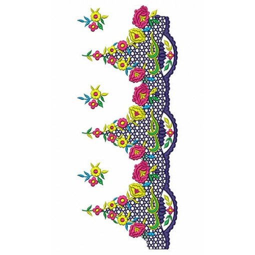 Adorable Big Border Design In Embroidery 24248