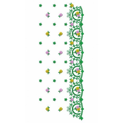 Enticing Design Big Border In Embroidery 24255
