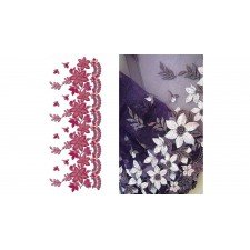 Cluster Flower Design In Big Border Embroidery 24274 Cluster Flower Design In Big Border Embroidery 24274