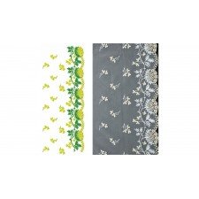 Leaves Vine Big Border Design In Embroidery 24279