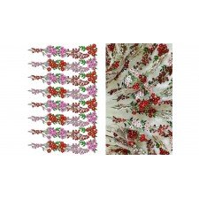 Trailing Flower Vine Big Border Design In Embroidery 24294