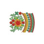Blade Cutting Border Embroidery Designs 24480