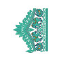 Strolling Mammoth Big Border Embroidery Design 24551
