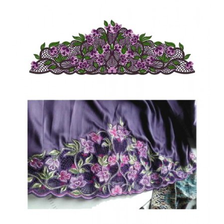 Free Standing Big Border Design In Embroidery 24573