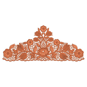 Free Standing Big Border Design In Embroidery 24574