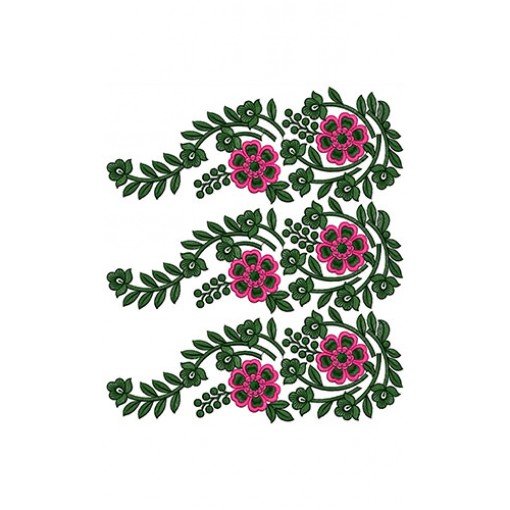 Border Embroidery Design 30066