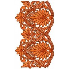 Crochet Lace Embroidery Design