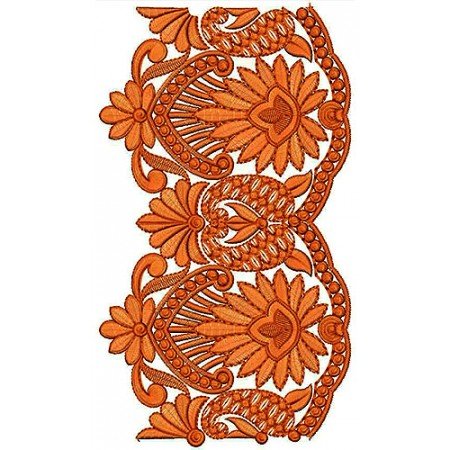 Crochet Lace Embroidery Design